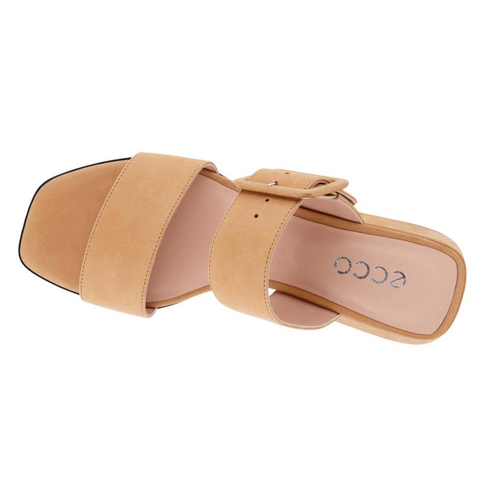 Ecco Elevate Squared Sandaler Dame Brune | NO 170NWY